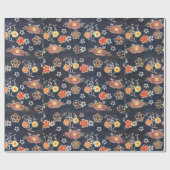 patroon Bingata: kersenbloesems... Cadeaupapier (Vlak)