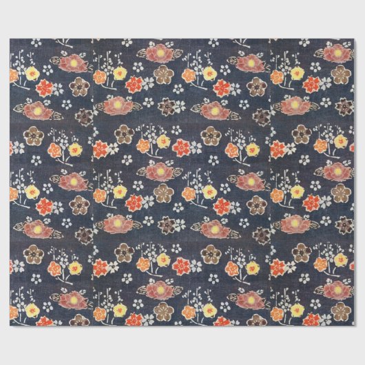  patroon Bingata: kersenbloesems... Cadeaupapier (Vlak)