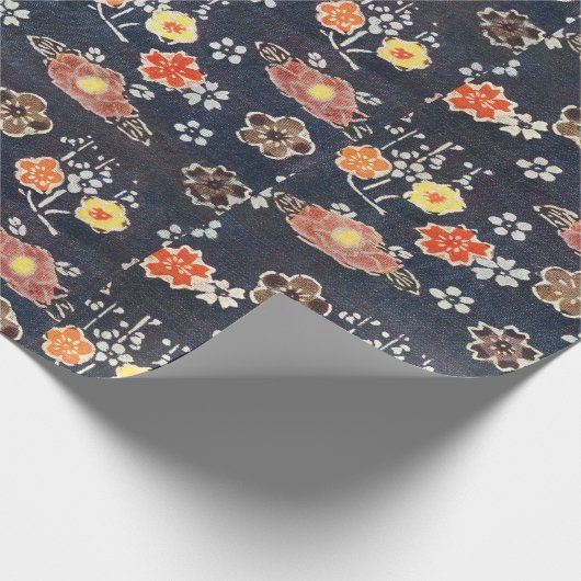  patroon Bingata: kersenbloesems... Cadeaupapier (Hoek)