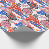  Patroon Bingata: Kleine kersenbloesems ... Cadeaupapier (Hoek)