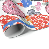 Patroon Bingata: Kleine kersenbloesems ... Cadeaupapier (Rol Hoek)