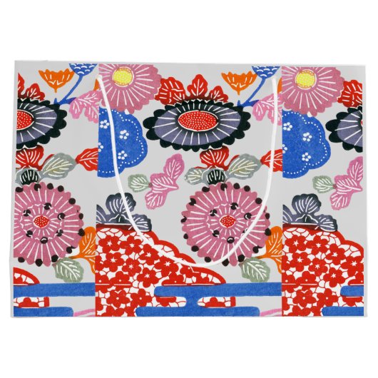 Patroon Bingata: Kleine kersenbloesems ... Groot Cadeauzakje (Achterkant)