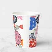  Patroon Bingata: Kleine kersenbloesems ... Papieren Bekers (Rechts)