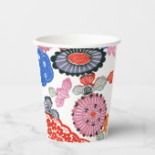  Patroon Bingata: Kleine kersenbloesems ... Papieren Bekers (Voorkant)