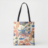 Patroon Bingata: Paulownia en Phoenix Tote Bag (Voorkant)