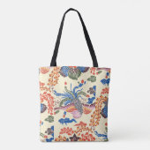 Patroon Bingata: Paulownia en Phoenix Tote Bag (Achterkant)