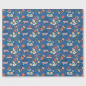 Patroon Bingata: Pijn, bamboe en Ume b... Cadeaupapier (Vlak)
