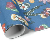 Patroon Bingata: Pijn, bamboe en Ume b... Cadeaupapier (Rol Hoek)