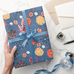 patroon Bingata: smog, klein patroon... Cadeaupapier