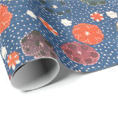  patroon Bingata: smog, klein patroon... Cadeaupapier (Rol Hoek)