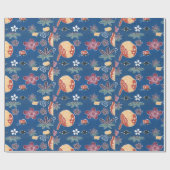  Patroon Bingata: Ventilator, Ume bloesems, esdoor Cadeaupapier (Vlak)