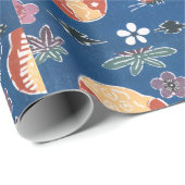  Patroon Bingata: Ventilator, Ume bloesems, esdoor Cadeaupapier (Rol Hoek)