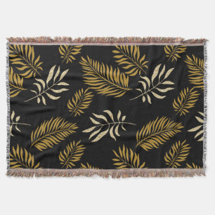 Patroon bladeren 16 deken