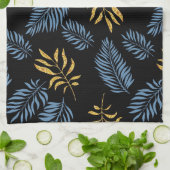 Patroon bladeren 17 theedoek (Gevouwen)