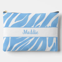 Patroon Blauwe Zebra Stripes