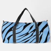 Patroon Blauwe Zebra Stripes Plunjezak (Achterkant)