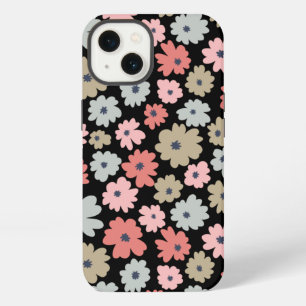 Patroon Bloem Kleurrijk Vintage iPhone 13 Hoesje