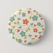 Patroon Bloemen Button (Voorkant)