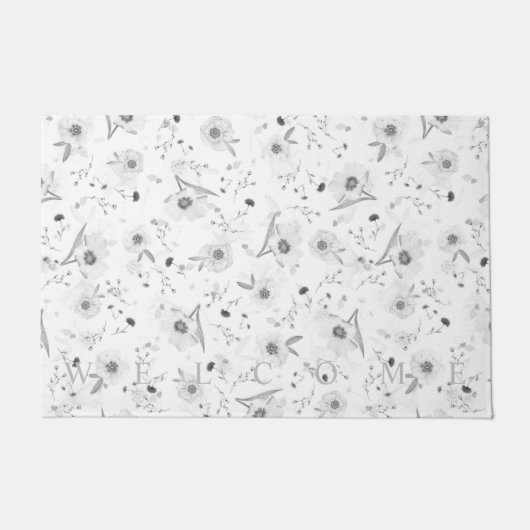 Patroon Bloemen Deurmat (Voorkant)