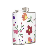 patroon bloemen- heupfles (Rechts)