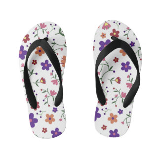 patroon bloemen- kinder teenslippers