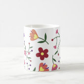 patroon bloemen- koffiemok (Center)