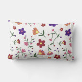 patroon bloemen- kussen (Achterkant)