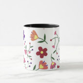 patroon bloemen- mok (Midden)