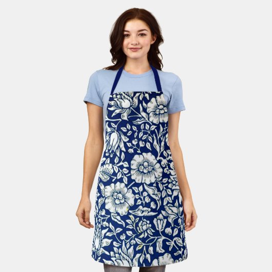 patroon, Blue Mallow, van William Morris Schort (Gedragen)