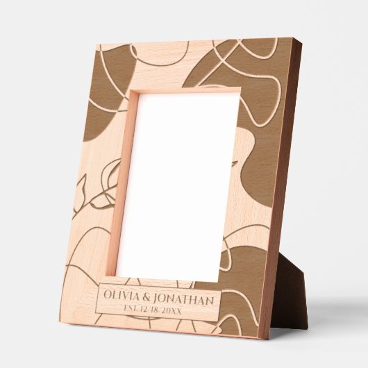 Patroon Boho Custom Couples Jubileum Gift Gegraveerde Lijstjes (Links)