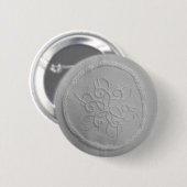 Patroon - borduurwerk ronde button 5,7 cm (Voorkant /achterkant)