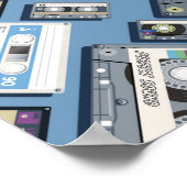 patroon cassetteband poster (Hoek)