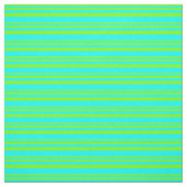 Patroon Chartreuse en Cyan Lines Stof (Swatch)