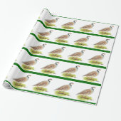 Patroon: Chukar Cadeaupapier (Uitgerold)