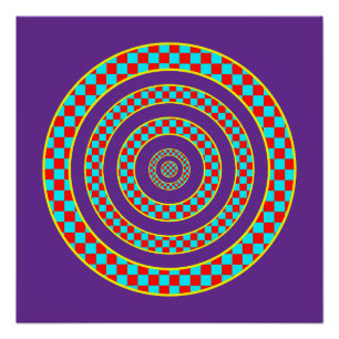 Patroon Cirkels Perfect Poster