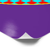 Patroon Cirkels Perfect Poster (Hoek)
