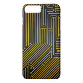 Patroon computercircuit Case-Mate iPhone case (Achterkant)