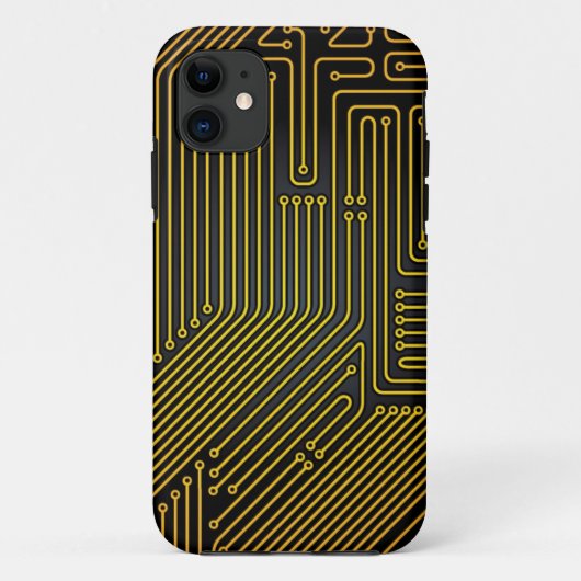 Patroon computercircuit Case-Mate iPhone case (Achterkant)