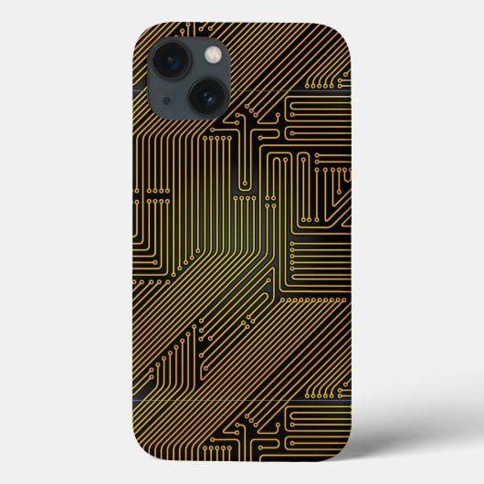 Patroon computercircuit Case-Mate iPhone case (Achterkant)