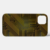 Patroon computercircuit Case-Mate iPhone case (Achterkant (horizontaal))
