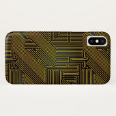 Patroon computercircuit Case-Mate iPhone case (Achterkant (horizontaal))