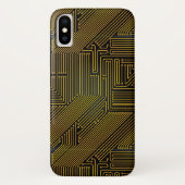 Patroon computercircuit Case-Mate iPhone case (Achterkant)