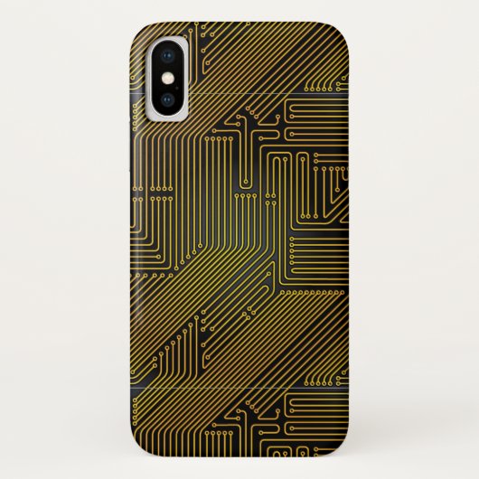Patroon computercircuit Case-Mate iPhone case (Achterkant)
