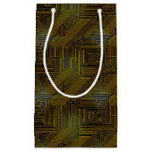 Patroon computercircuit klein cadeauzakje (Voorkant)