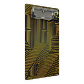 Patroon computercircuit mini klembord (Schuin)