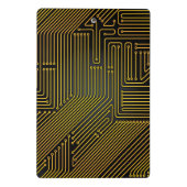 Patroon computercircuit mini klembord (Achterkant)
