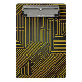 Patroon computercircuit mini klembord (Voorkant)