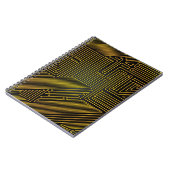 Patroon computercircuit notitieboek (Linkerzijde)