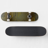 Patroon computercircuit persoonlijk skateboard (Horizontaal)
