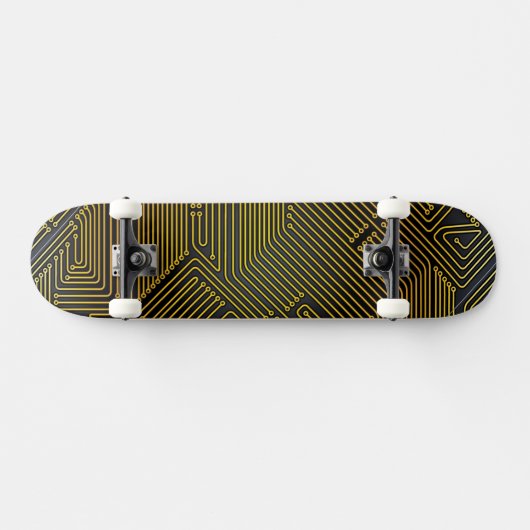 Patroon computercircuit persoonlijk skateboard (Horizontaal)